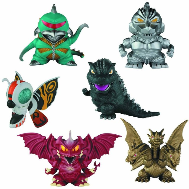 godzilla chibi figures