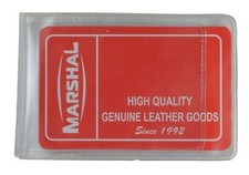 Set of 2 PLASTIC 6 PAGE WALLET INSERT for BIFOLD CARD CASE