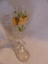 chope biere ancienne biere prosit verre emaillée style Legras