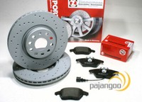 Zimmermann Gelochte Sport Bremsscheiben Ø 312 Mm BremsbeläGe Vorne FüR Audi Q3