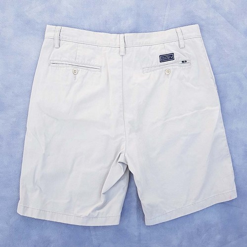 Nautica Chino Pants men's size 36 Short Beige Casual 100% Cotton Summer Smart - Imagen 2 de 6