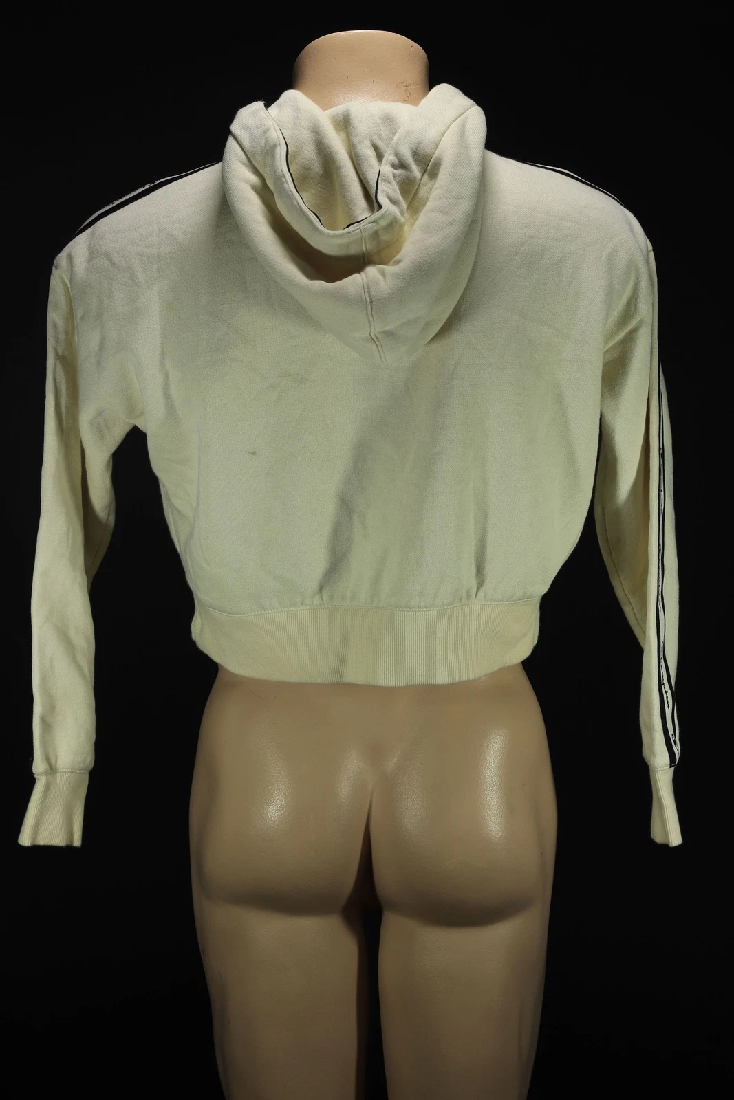 VETEMENTS Felpa con cappuccio Champion donna crop M beige fantasia cappuccio zip H028