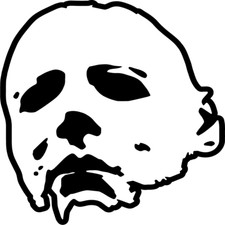 Michael Myers Vinyl Decal Sticker Laminated Vinyl Decal Sticker Label