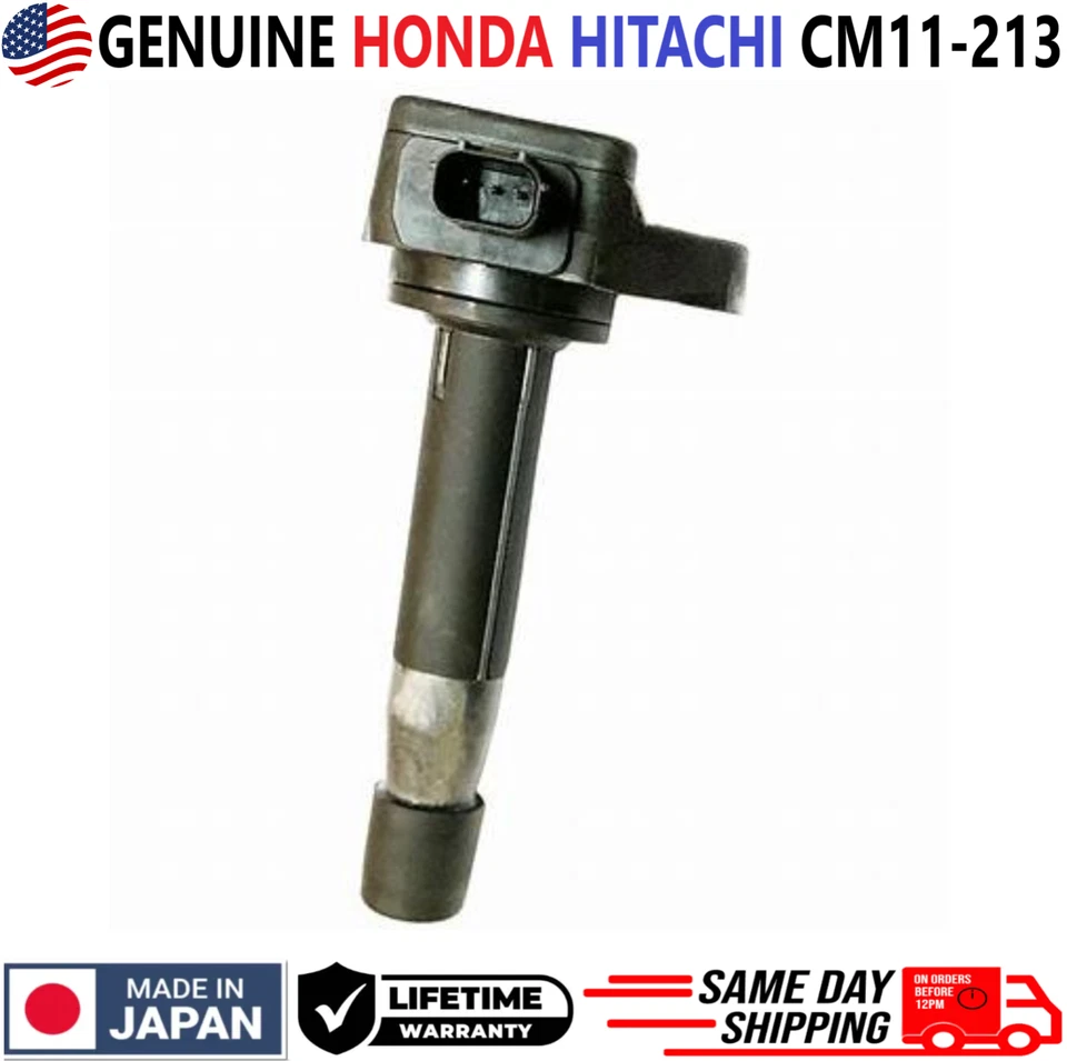 GENUINE HONDA Hitachi x1 Ignition Coil For 2008-2017 Honda & Acura 3.5L 3.7L V6 - Image 4 of 4
