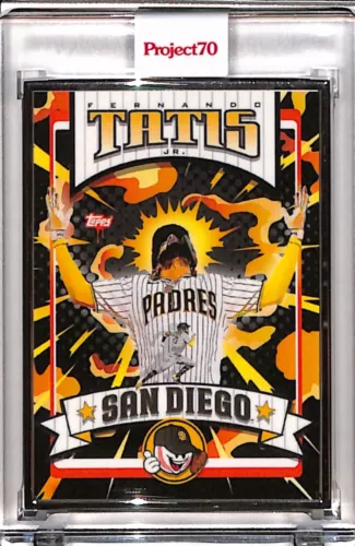 2021 TOPPS PROJECT 70 #739 FERNANDO TATIS JR BY SKET ONE AP SILVER FRAME 51/51