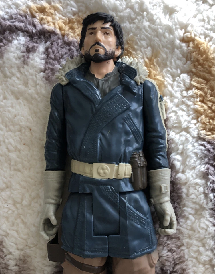Figura de acción Hasbro Star Wars Rogue One Capitán Cassian Andor (Jedha) 12 pulgadas Foto 4 de 4