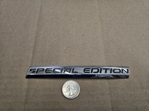 OEM Special Edition Chrome 6" Curved Emblem Badge Logo Nameplate Name Plate  - Photo 1/3