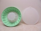 Tupperware Jello Gelatin Ring Mold Green w/cover Ice Dessert 3 Piece Vintage — photo 2