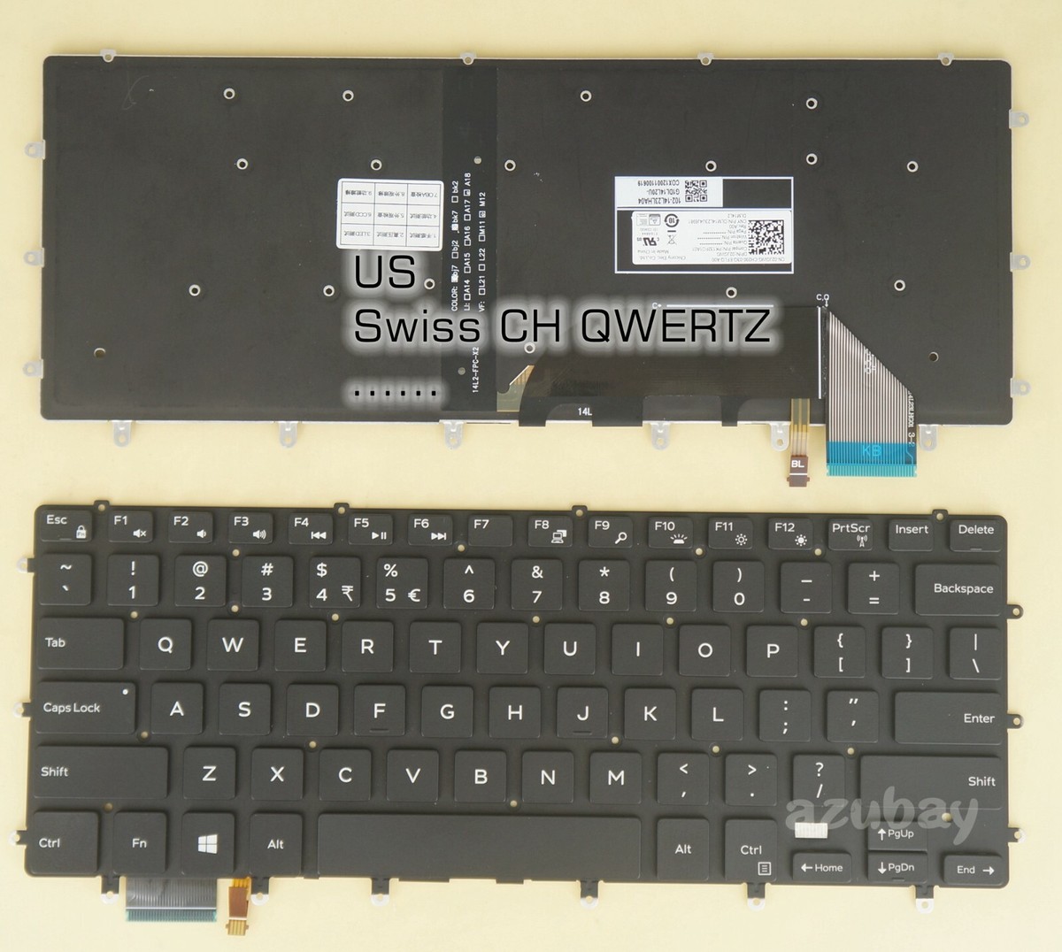 Keyboard for Dell Precision 5510 M5510 5520 5530 5540 0GDT9F 2JGWG