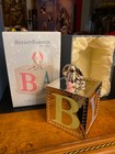  Reed & Barton 2700 Gingham Bunny SILVER PLATE Bank Pink Blue BABY GIFT Rare! — photo 4