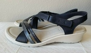 ecco sandals navy