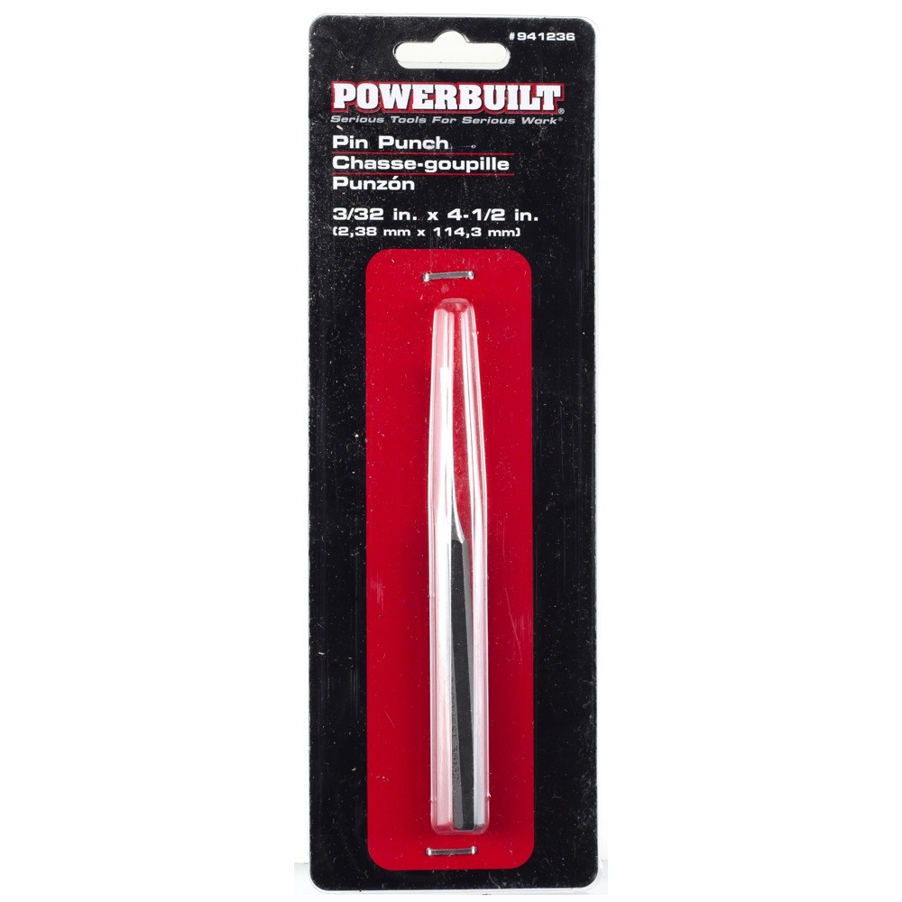 Powerbuilt Pin Punch 3/32" X 1/4" X 41 941236 eBay
