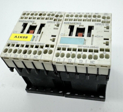 2x Hilfsschütz Siemens 3RH1016-2BB42 Auxiliary Contactor  24V DC