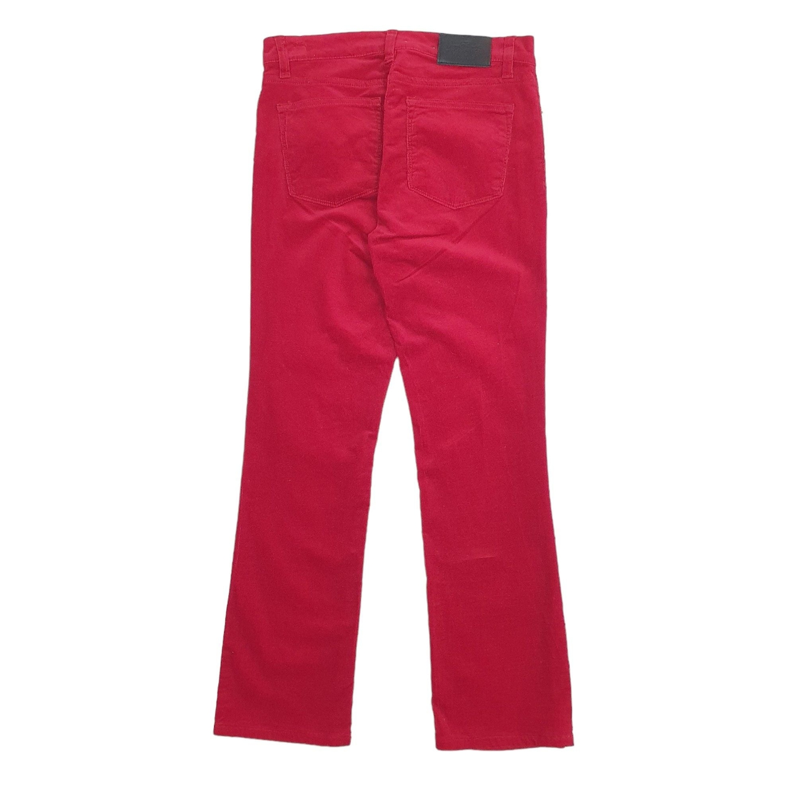 RALPH LAUREN Corduroy Trousers Cord Jeans Cotton Red Womens  6 image 3