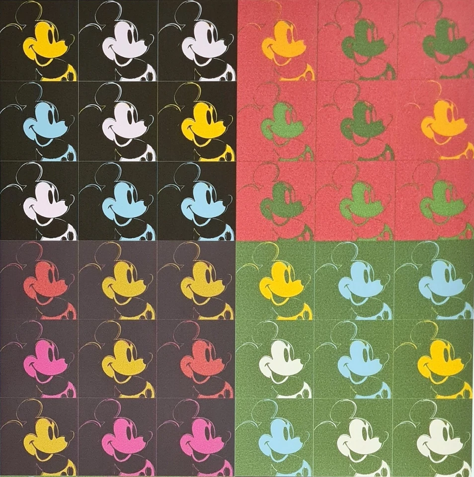 ANDY WARHOL * Mickey Mouse * 57 x 38 cm * signed lithograph * limited # xx/100 - Bild 3 von 4