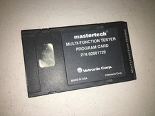 Mastertech Multi-Function Tester Program Card P/N 02001729