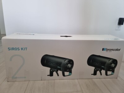 Broncolor Siros 400 S Expert Kit (2 Sources)  WiFi/RFS2   New, Mint Condition 