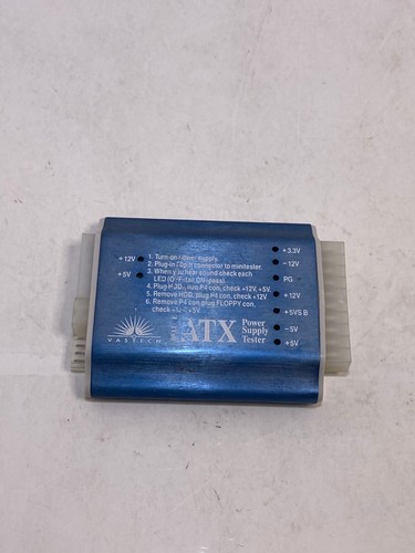 🐞 Testeur d'alimentation VASTECH DELUXE ATX 311181 - FONCTIONNE EUC - FL - Photo 2/6