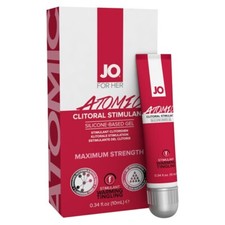System JO ATOMIC Clitoral Stimulant Silicone based gel Tingling Warming Effect