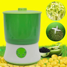 20W 2-Layer Bean Seed Sprouter Machine Household Automatic Bean Sprouts Machine