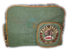 Tracolla PAUL FRANK - Messenger Borsa Verde Militare 38x28x10cm