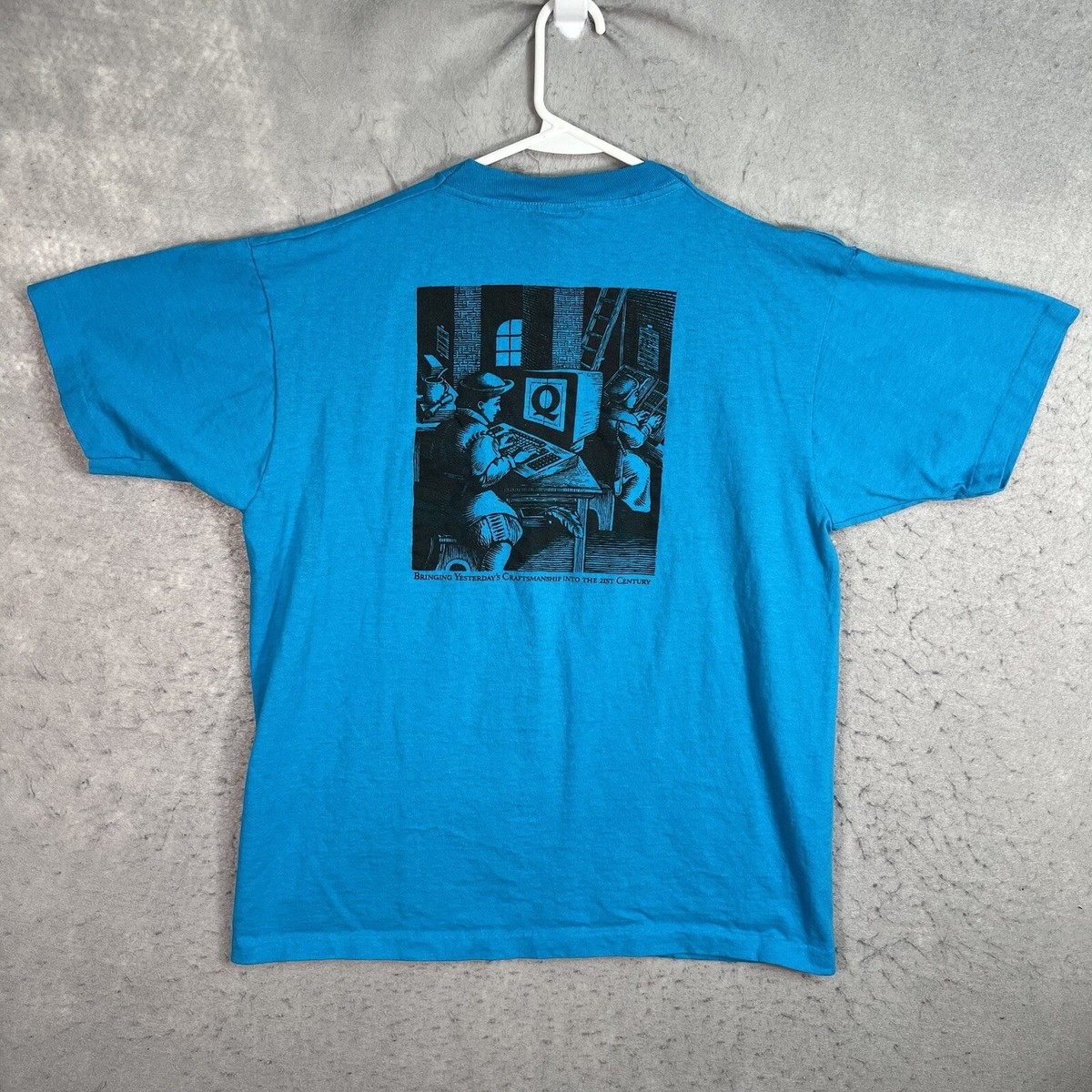 Vintage 90s Images Craftsmanship To 21st Century Art T Shirt Adult