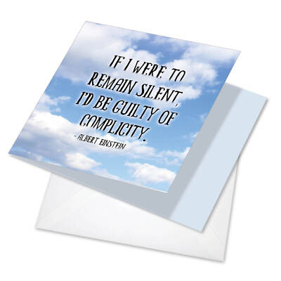 1  All Occasion Card with Envelope - Artful Activism Quotes Einstein CQ4185JOCB