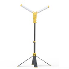 Image of Stanley Work Light 360° Portable Outdoor Floodlight - Black, Yellow Clearance