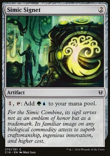SIMIC SIGNET ~ Commander 2016 [ Near Mint] [ Magic MTG ] free shipping