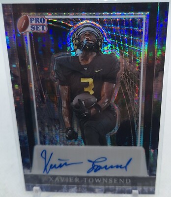 Xavier Townsend 2024 Leaf Pro Set Earth   Pulsar Autograph #2/20 #PA-XT2