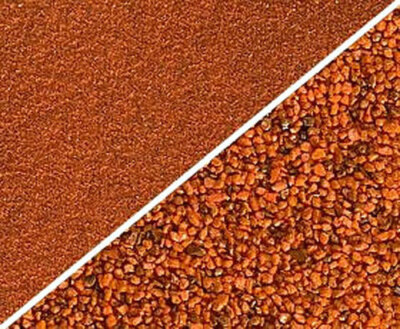 3x5kg Farbsand orange 0,4-0,8mm, Bodengrund, Aquariensand, Kies
