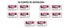 10 COPPIE DI ROTOLONI BOBBY MEGA PURA CELLULOSA 2 VELI X 20 PEZZI