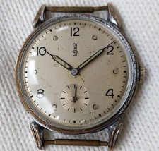Glashutte Urofa 613 Vintage German Watch 1947