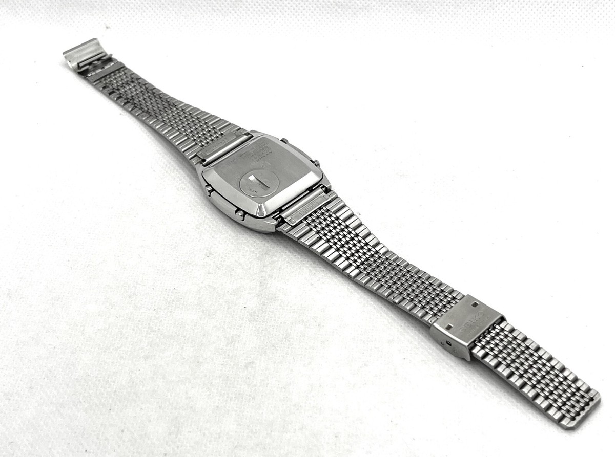 Vintage 1970s Auth SEIKO Calculator Alarm Digital Wristwatch Watch