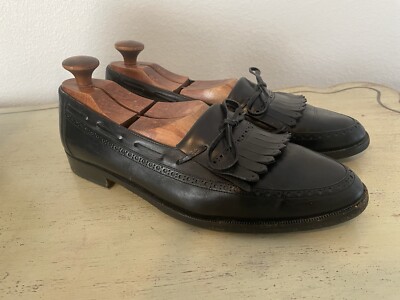 BALLY Made in Italy Vintage Brogues Detail Kiltie Loafers in  display picture 2