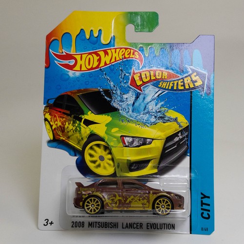 Mattel Hot Wheels 2014 City Color Shifters 2008 Mitsubishi Lancer
