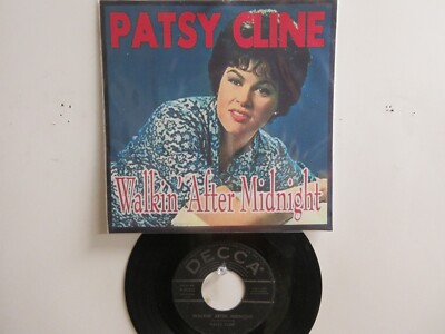    ' PATSY CLINE ' HIT 45   [ WALKIN' AFTER MIDNIGHT ]  1957 !   