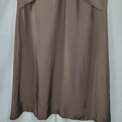 banana republic factory brown dress Banana Republic Factory Watercolor Print Mock Neck Belted Dress Size X   theuntamedthread.com