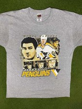 90s Pittsburgh Penguins - Mario Lemieux - Vintage NHL Player T-Shirt Large 