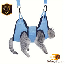 Portable Pets Dog Cat Grooming Hanging Hammock Harness Breathable Groom Helper