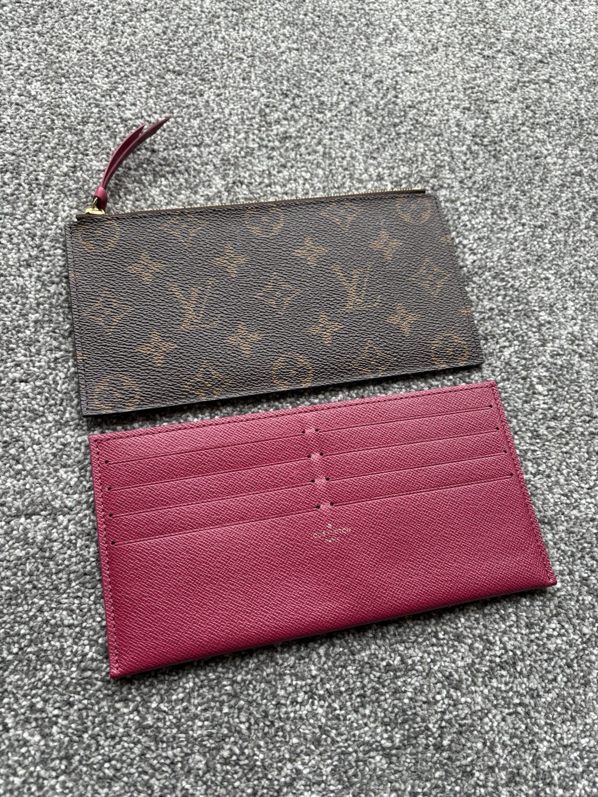 Louis Vuitton Monogram Felicie Pochette Inserts, Card Holder And Zipped Purse