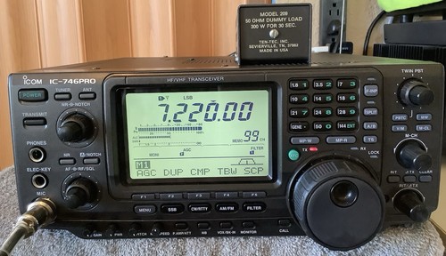 ICOM IC-746PRO HF/6M/2M ALL MODE WITH MARS MOD ,EXCELLENT CONDITION - Picture 5 of 15