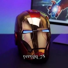 IN US AUTOKING Iron Man MK5 Helmet 1:1 Voice-controlled Wearable Cosplay Props