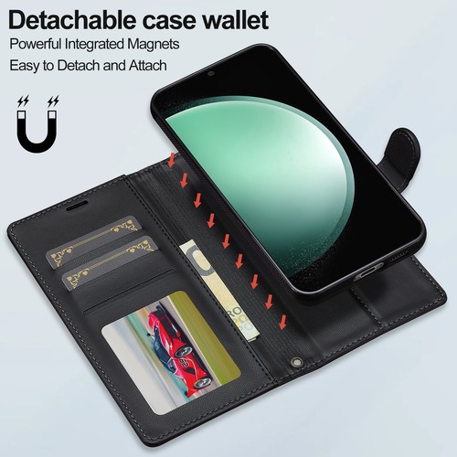 Removable Leather Flip Wallet Case Cover For Samsung A17 A56 A36 A16 A55 A54 A35 - 第 3/16 張圖片