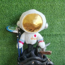 Spaceman Driver Golf Headcover Plush Astronaut 460cc Wood Head Cover
