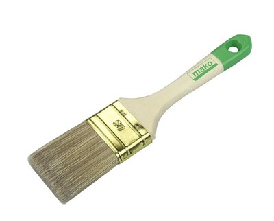 mako Lasur-Flachpinsel, Naturholzgriff, 50,60,80,100mm Lasurpinsel