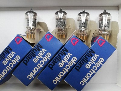 E55L Mullard Black Plate Special Tube NOS NIB Hi-End Audio