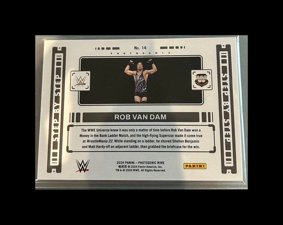 2024 Panini Photogenic WWE Rob Van Dam #14 Step by Step Fireworks /5 - Image 2 of 2