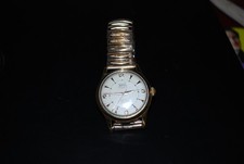 SHD MONTRE MECANIQUE HOMME 17 JEWELS BOITIER PLAQUE OR 34 MM