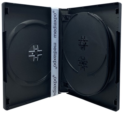 Black 6 Disc DVD Cases Lot - Afbeelding 3 van 6